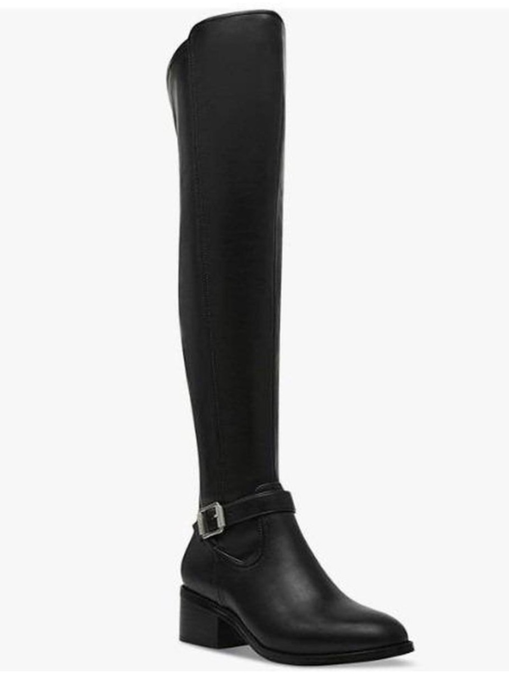 Dolce Vita Black Over-the-Knee Buckle Riding Boot